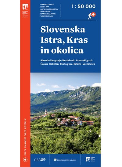 SLOVENSKA ISTRA, KRAS IN OKOLICA 1:50 000