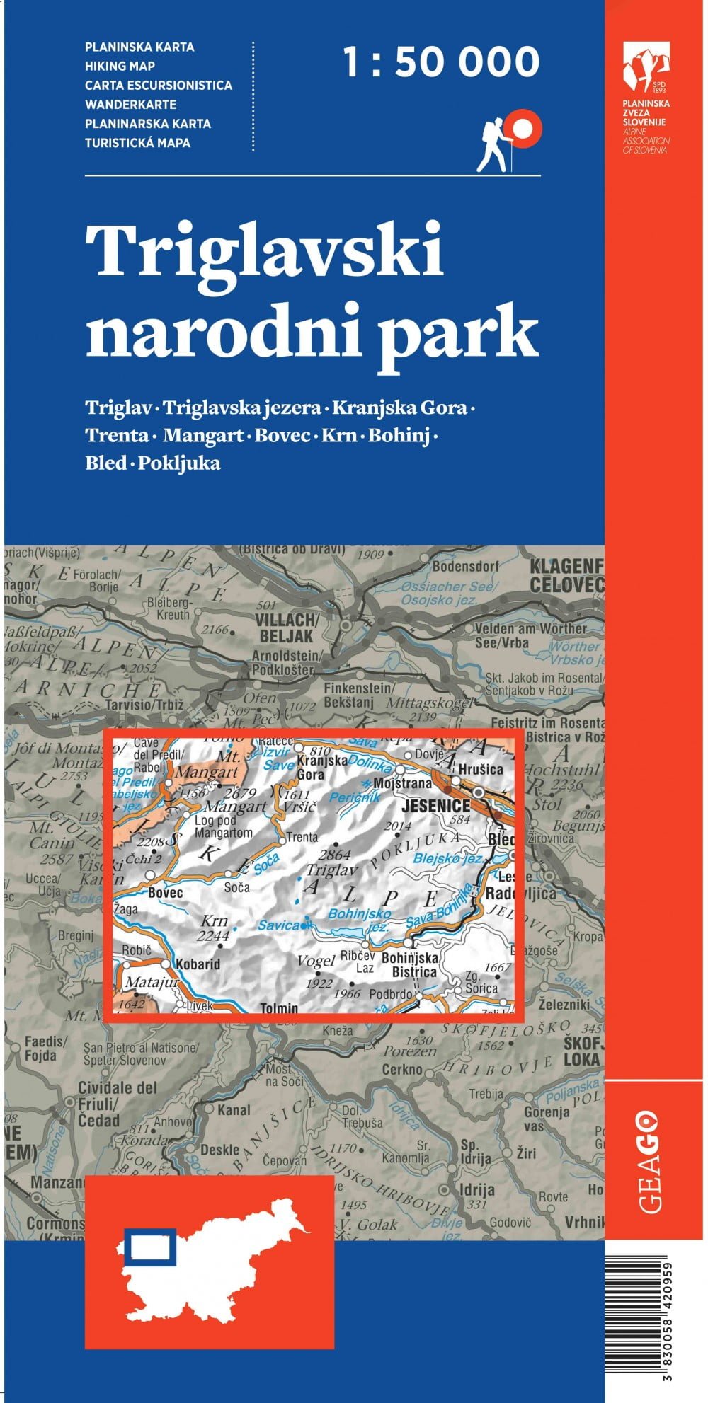 TRIGLAVSKI NARODNI PARK 1:50 000 - slika 2