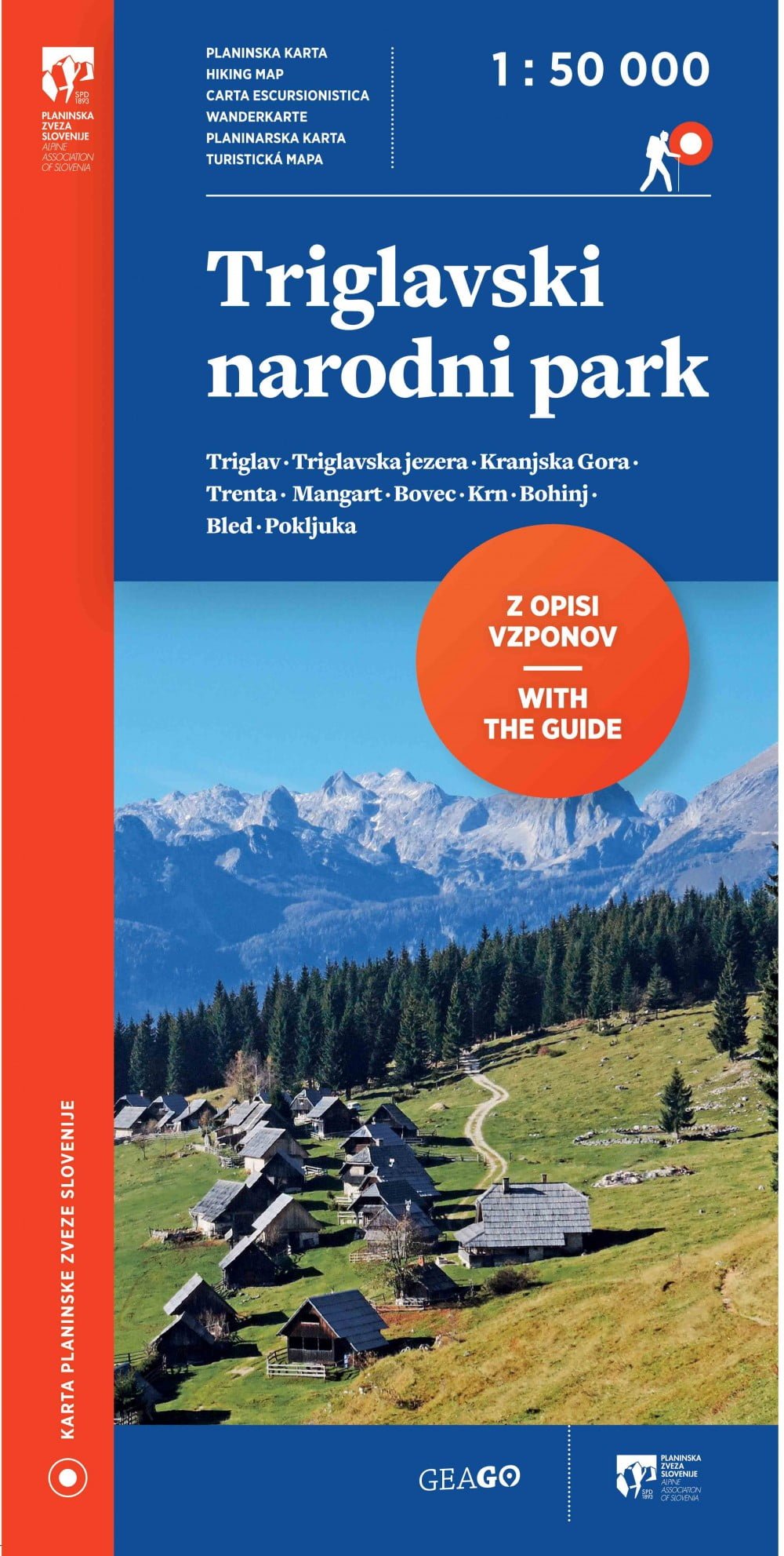 TRIGLAVSKI NARODNI PARK 1:50 000