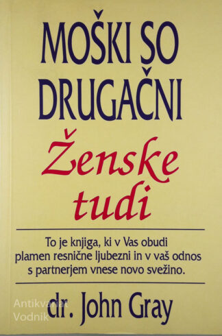 MOŠKI SO DRUGAČNI, ŽENSKE TUDI, Dr. John Gray