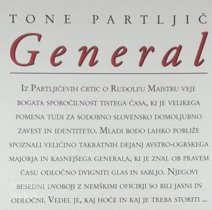 GENERAL; DESET ČRTIC O RUDOLFU MAISTRU, Tone Partljič - Image 2