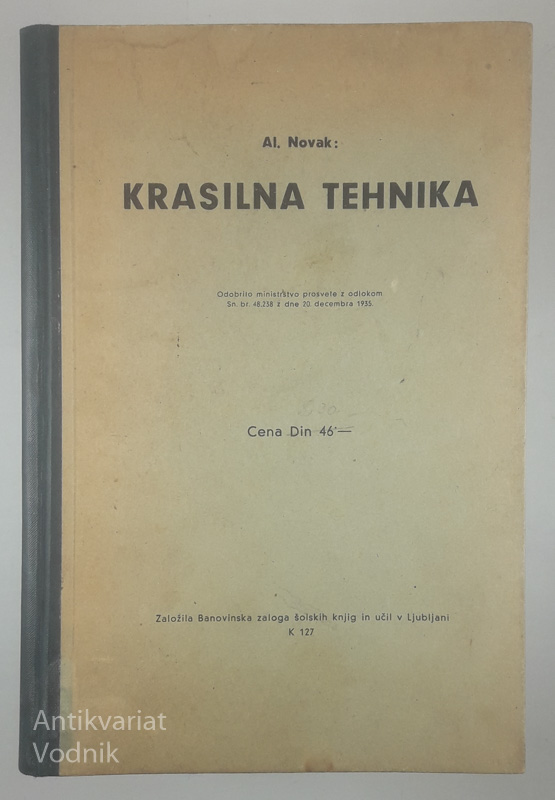 KRASILNA TEHNIKA, Al. Novak – Antikvariat Vodnik