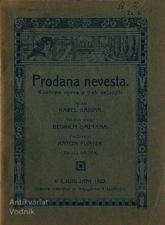 PRODANA NEVESTA, Karel Sabina