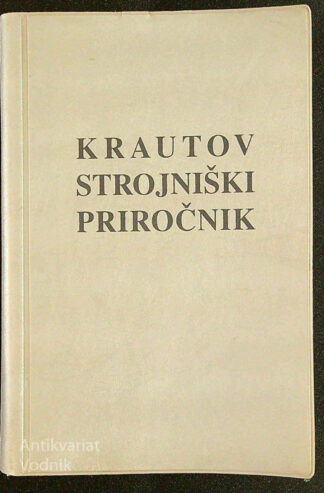 KRAUTOV STROJNIŠKI PRIROČNIK