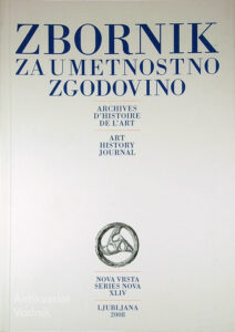 ZBORNIK ZA UMETNOSTNO ZGODOVINO N. V. XLIV/2008