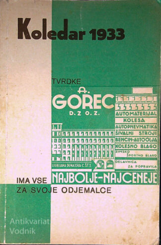 KOLEDAR 1933