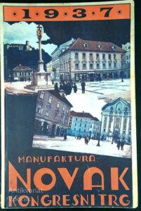MANUFAKTURA NOVAK, KONGRESNI TRG, 1937