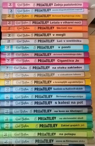 5 PRIJATELJEV, KOMPLET (21 KNJIG)