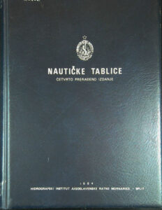 NAUTIČKE TABLICE (v hrvaškem jeziku)