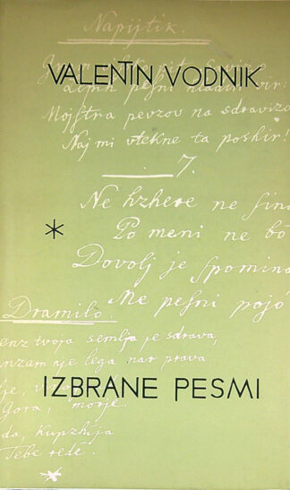 IZBRANE PESMI, Valentin Vodnik