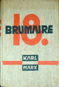 OSEMNAJSTI BRUMAIRE LOUISA NAPOLEONA, Karl Marx