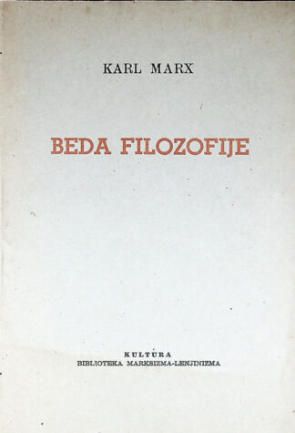 BEDA FILOZOFIJE, Karl Marx ( v hrvaškem jeziku)