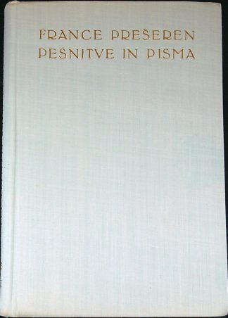 PESNITVE IN PISMA, France Prešeren
