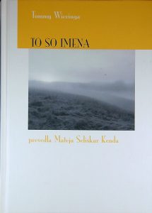 TO SO IMENA, Tommy Wieringa